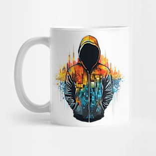 Mistery Shadow Hacker Gamer Urbain City Life Mug